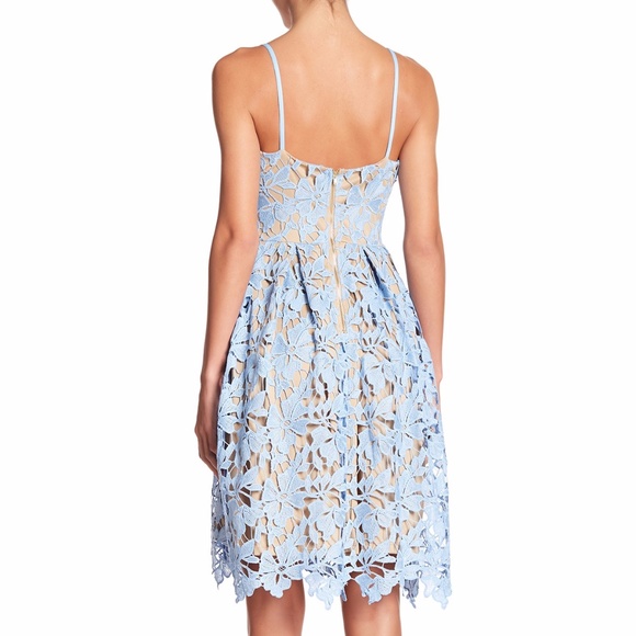 Love... Ady Light Blue Lace Fit & Flare Dress - Picture 2 of 5